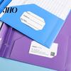 Sturdy Plastic File Folders 1/6Pcs Folder with Prongs Dual Pocket Design Document Sorting Business Card Holder Letter Size Organizer Color-coded