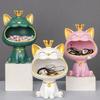 Crown Mouth Cat Entrance Key Storage Tray Desktop Sundries Cd Storage Rack Decoration Gift Sculpture