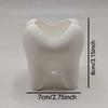 Modern Minimalist Tooth Shaped Pen Holder With 3d Printing For Office Desk Decor
