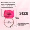 FairyKiss Rose Finger Ring Vibrator for Women Mini Clitoris Nipple Stimulator 10 Vibration Modes Adult Tease Sex Toys Massager