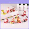 Adorable Diy Christmas Animal Resin Mini Landscape Decorations For Home Gardens