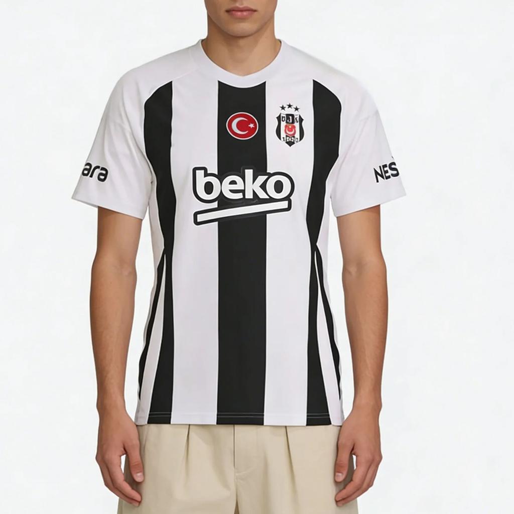 Besiktas Football Summer Classic Casual Men's Women's Short Sleeve Children's Adults Parent Child Quick Drying TShirt Top Tee