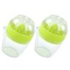 2 Pcs Manual Juicer Cup Fruit Maker Citrus Lemon Squeezer Plastic Ergonomic Design Kitchen Tool Portable Manual Juice Extractor