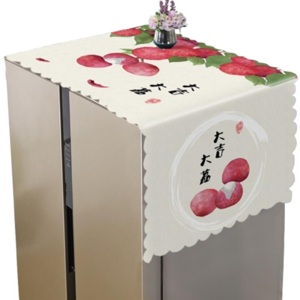 Cartoon Washing Machine Cover Oil Proof Refrigerator Cover Cloth Double/Single Door Fridge