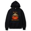 Halloween Autumn Winter Happy Halloween Printed Hoodie Men's Fashion Warm Sweatshirt Casual Street Wear Warm Hoodie