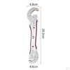 Adjustable Auto-Ratcheting Combination Multi-function Universal Reversible Socket Spanner Nut-Gear