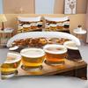 10 Sizes Beer Patterns Duvet Cover Sets Race Car Bedding Sets With Pillowcases For Teens Boys Adult Bedroom Decor Bedclothes