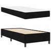 Box Spring Bed Black 90 x 200 cm Fabric