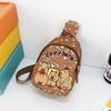 Kids Sling Bag Cartoon Kids Travel Bag Chest Bag Kids Crossbody Bag Mini Backpack Daypack for Girls Boys Fanny Packs