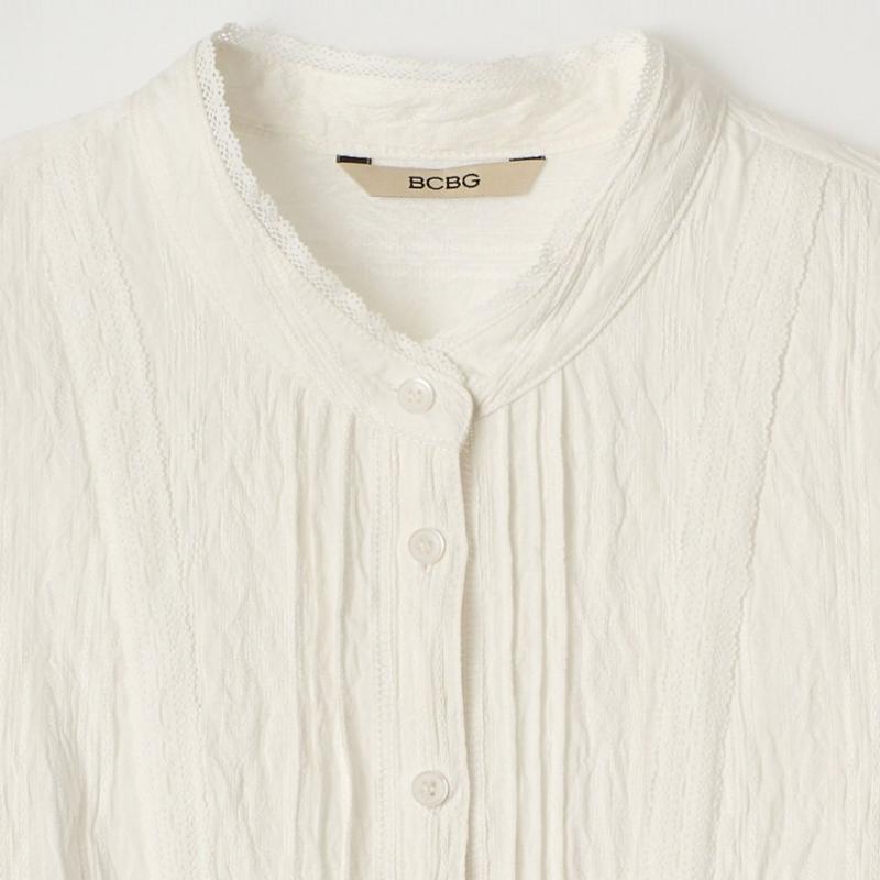 Bcbg Pintuck Lace Blouse B4s2b421