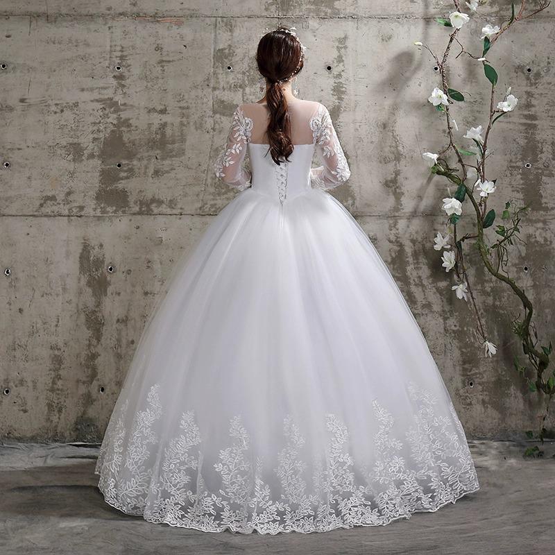 Elegantes Mori-kei Hochzeitskleid 2026 mit Schleppe - verträumt, High-End, Super Feenstil für Bräute