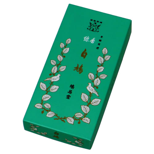 Kyukodo White Dove Incense Sticks, Paper Box, 5 Sticks, Approx. 13g X 5, 14cm