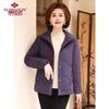 Yuzhaolin Women's Deep Purple Padded Winter Coat