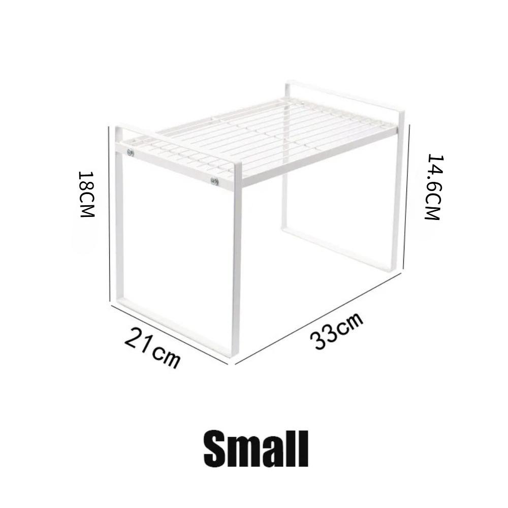 Scaffale portaoggetti da scrivania Armadietto multifunzionale Scaffale a più livelli Risparmio di spazio Organizzatori in ferro battuto Adatto per Cucina Camera da letto