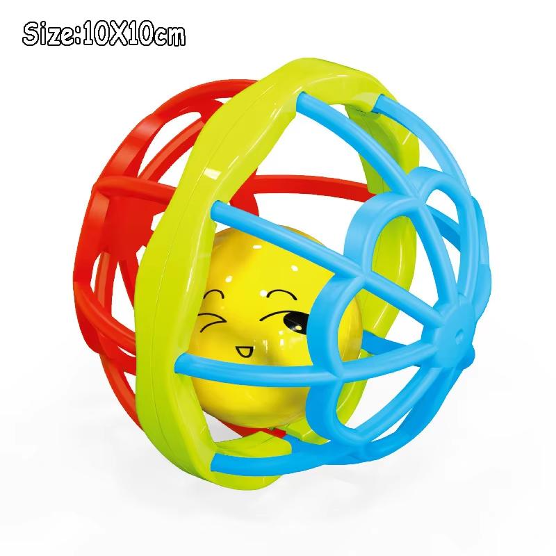 Montessori Music Instruments Toy Baby Dental Gum Sand Hammer Hand Bell Early Visual Stimulation Sensory Instrument Education Toy