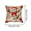 Christmas Pillow Cover - Santa Claus Design for 2025 Xmas Party, Perfect 2026 New Year Gift (Navidad Natal)
