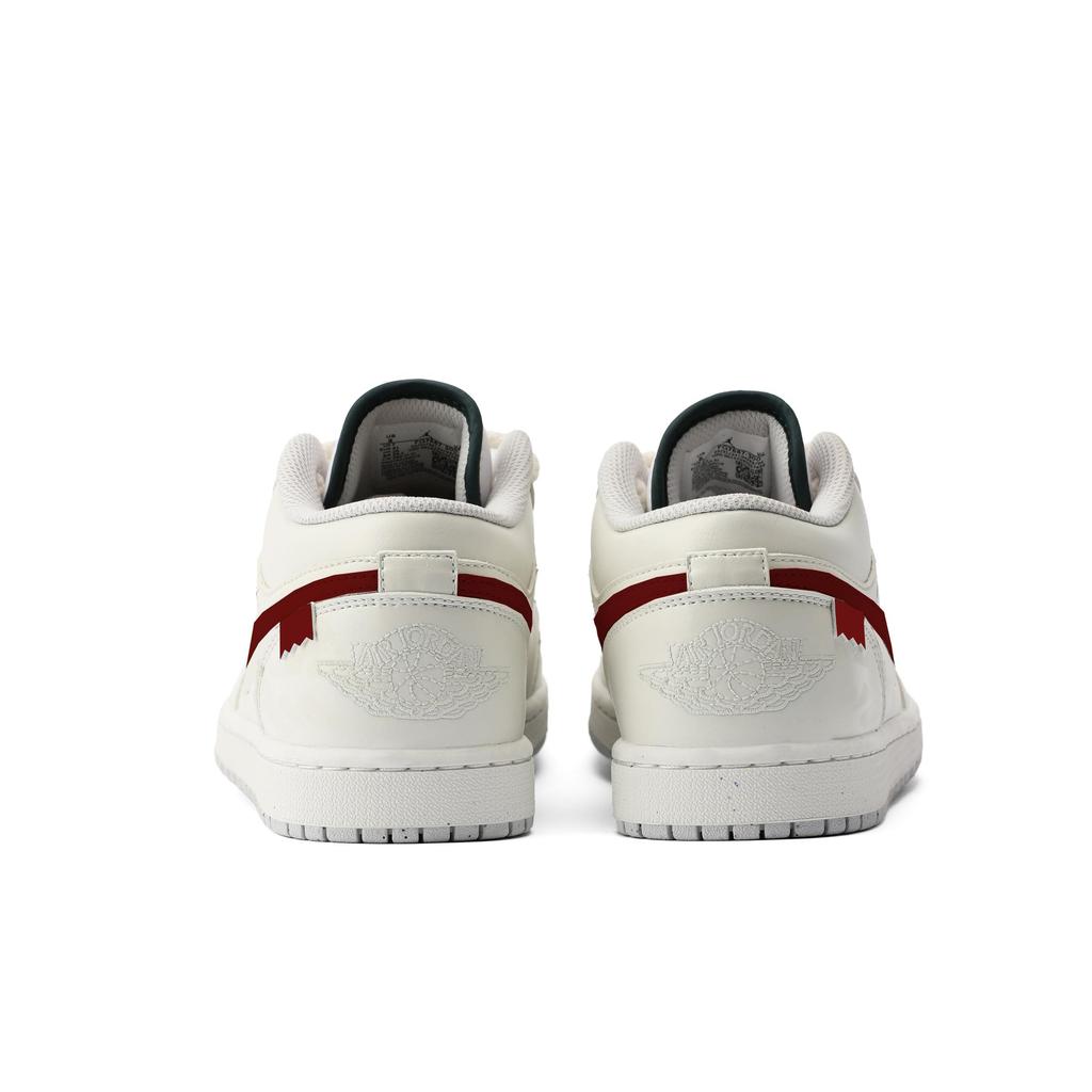 Jordan Air Jordan 1 Lightweight Height Increasing Low top Vintage Basketball Shoes Women's Ecru FQ8041-300(Team975--)