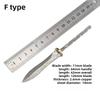 Stone Pattern Damascus Tea Knife Blank, Unfinished Full Tang Blade for DIY Handmade Kung Fu Tea Ceremony Tools
