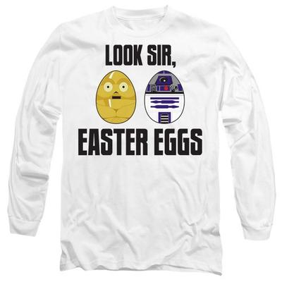 STAR WARS Unisex Adult Look Sir, Easter Eggs T-Shirt