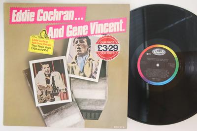 LP-skiva EDDIE COCHRAN, GENE VINCENT - Deras finaste år: 1958 Och 1956 1A04678036 CAPITOL 1981 Europa Rock Begagnad