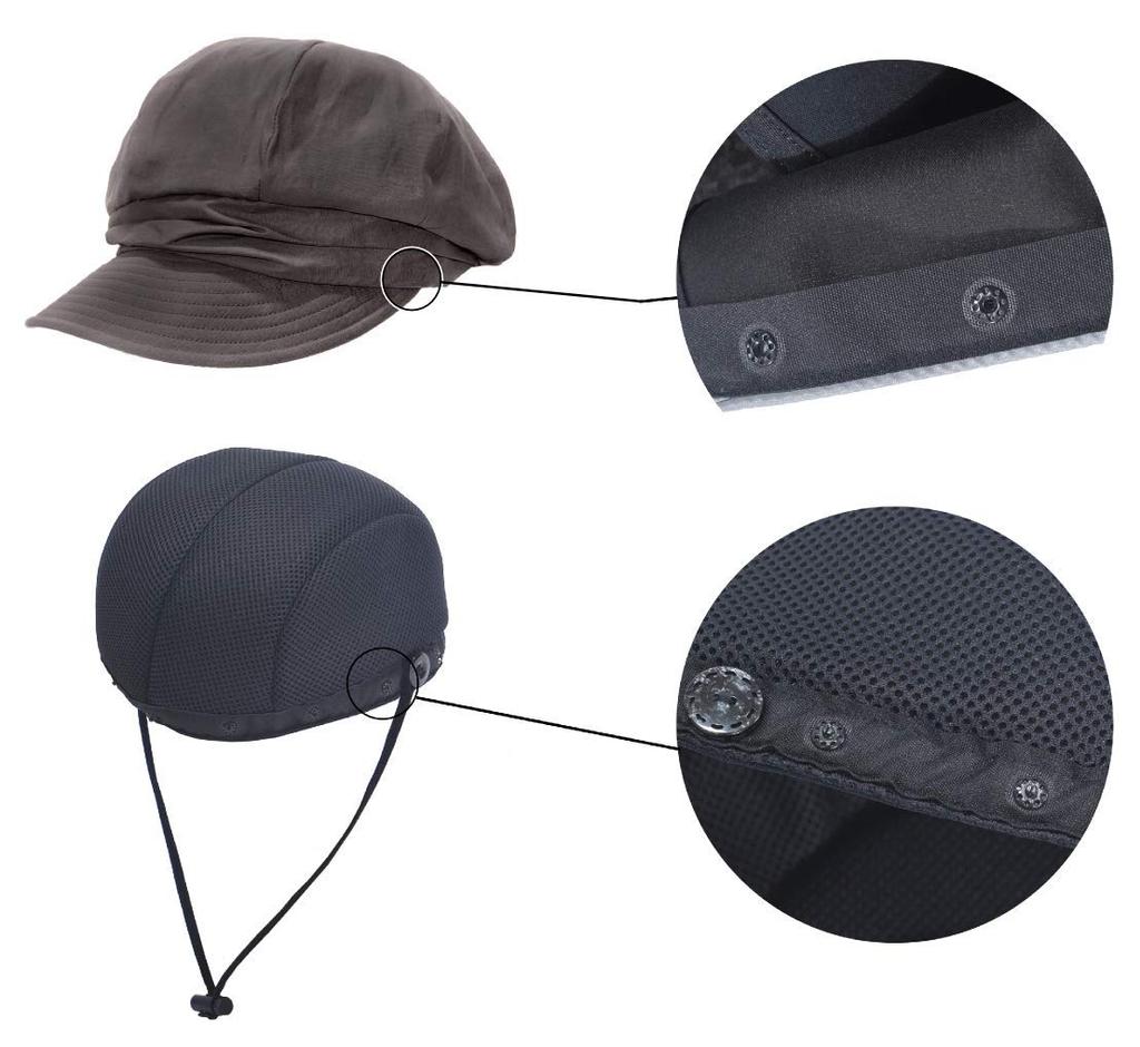 Kiyota Outing Head Guard Separate Series Casquette Type Gray (S)