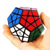 Megaminx Magic Cube 3x3 Stickerless Dodecahedron Speed Cubes Brain Teaser Twist Puzzle Toy