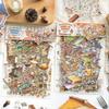 Shop Theme Stationery Stickers PET Die Cut Mini Landscape Sticker Stacking Stickers  Children Gifts