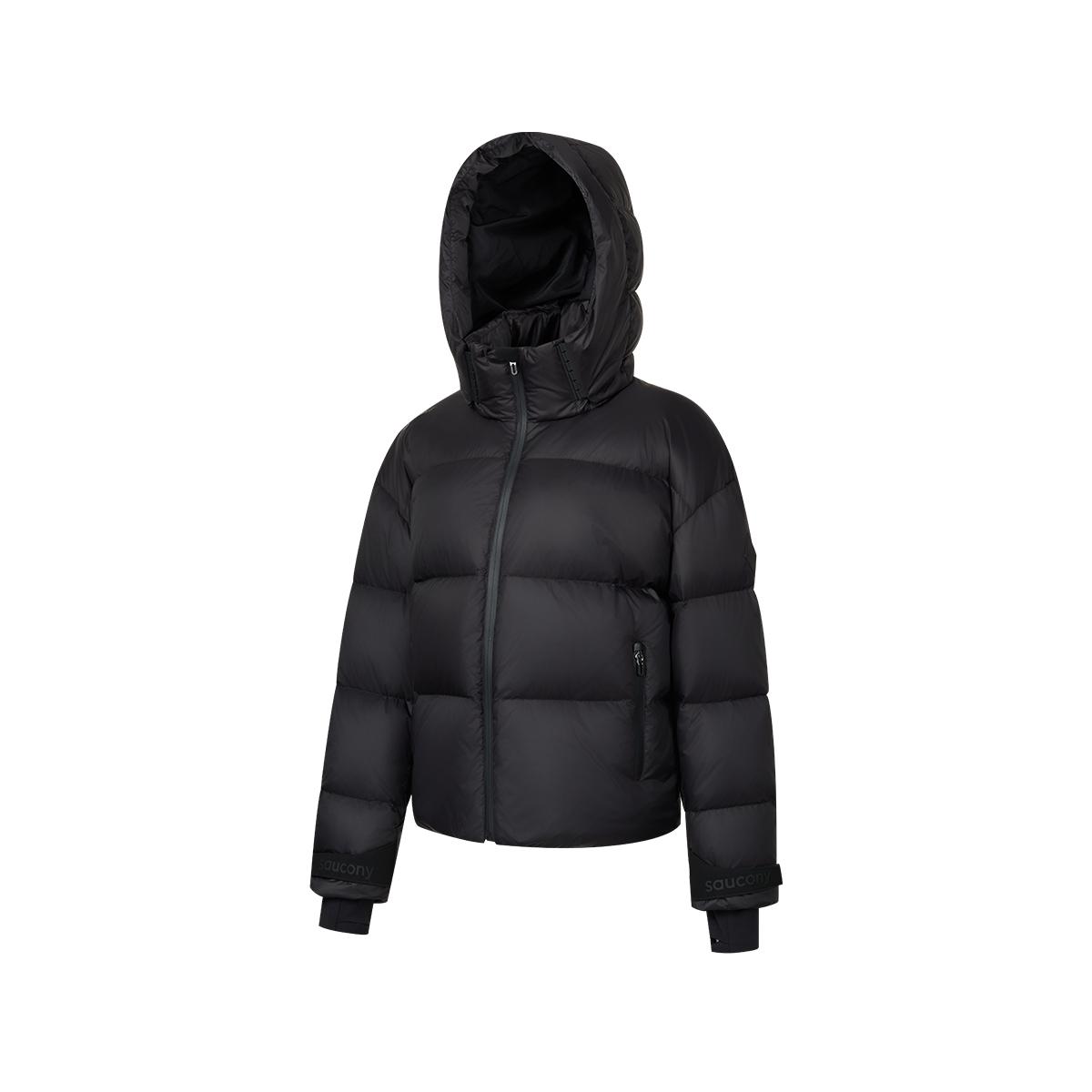 

SAUCONY Сверхлегкий пуховик для городской жизни однотонный на молнии с коротким рукавом женская верхняя одежда SA1250DJ11L-BK001 XS
