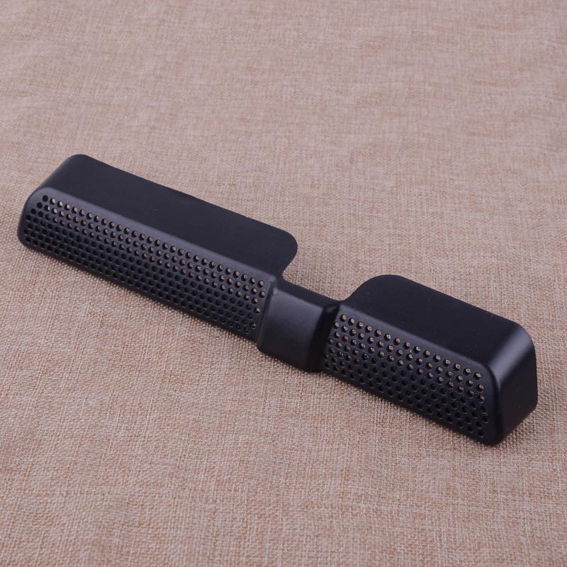 2pcs Black Rear Seat Air Condition Vent Outlet Dust Protector Cover Trim Fit For VW Tiguan 2017 2018