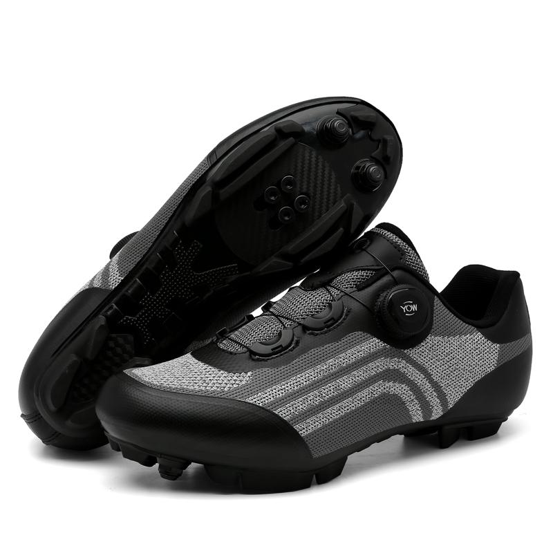 Bicycle professional cycling shoes unisex four seasons anti slip breathable wear-resistant comfortable large size riding shoes