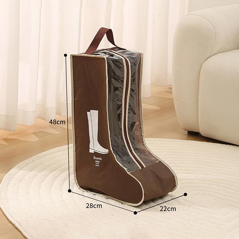M-Multi-Functional Shoes Storage Bag With Handle Dustproof Boots Protector For Long & Ankle Boot Travel Pouch Shoe Organizer