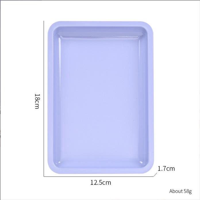 Stainless Steel Nail Art Storage Tray - Metal Jewelry Organizer with Multiple Styles