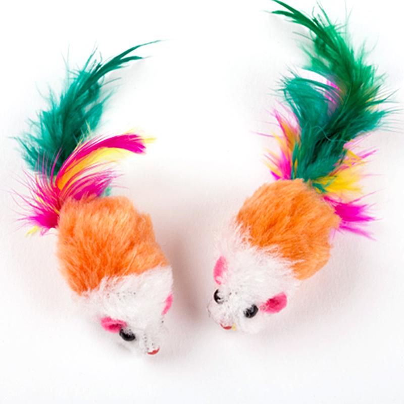 

1/2/6 шт. Игрушки для кошек, поддельные мыши, игрушка для кошек, длинные хвосты мышей, мягкая игрушка из настоящего меха кролика, плюшевая игрушка для кошек, собак