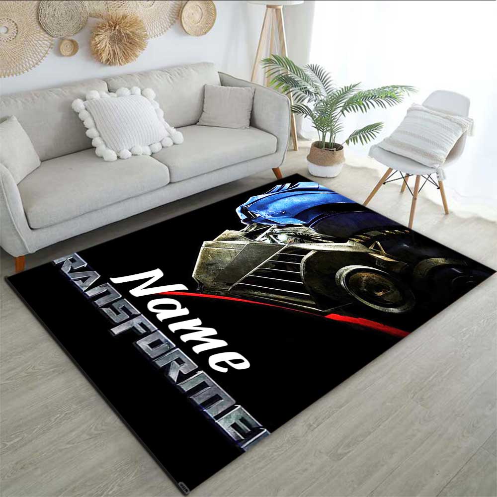Love Transformers (20) Customize your name rug, office chair cushion, home bedroom living room gift.