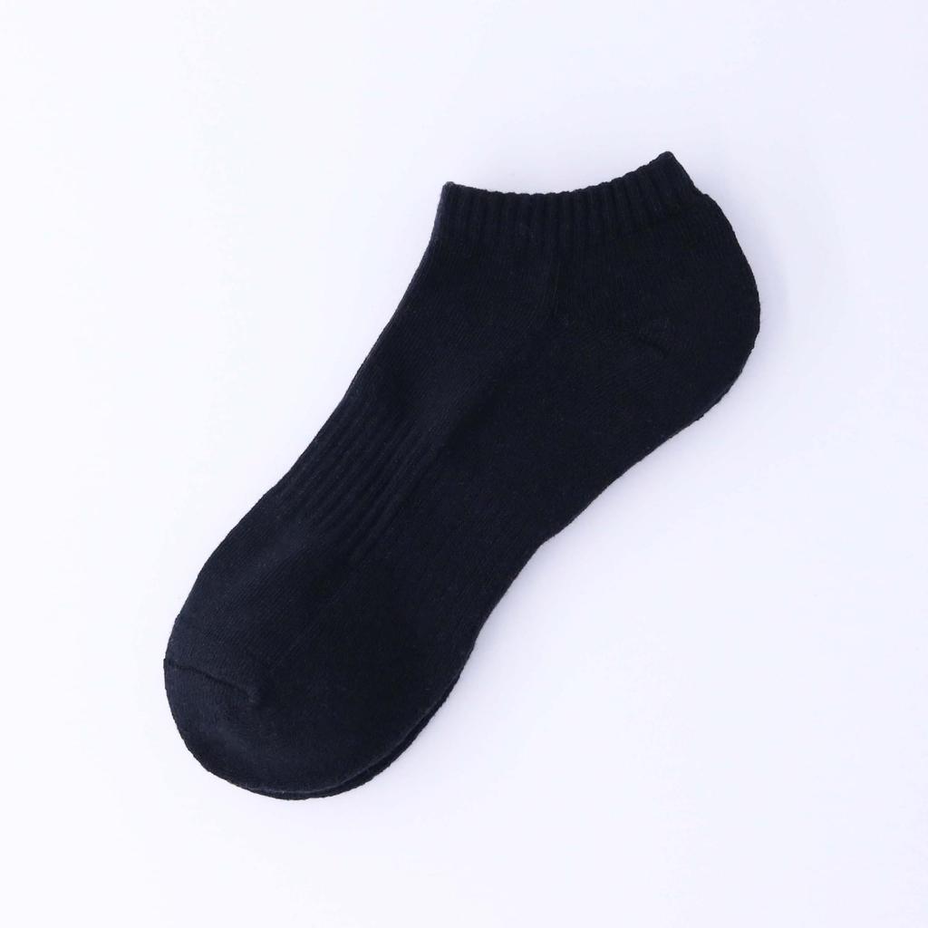 Men's Black & White Combed Cotton Sports Socks: Mid-Calf & High-Calf Compression, Odor-Resistant, Sweat-Absorbent, Ankle Length