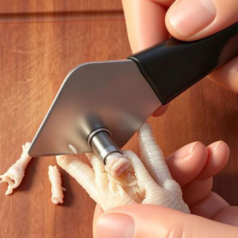 Stainless Steel Chicken Foot Deboning Cutter Efficient Chicken Claw Bone Removal Tool Factory