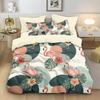 2/3pcs Flamingo Duvet Cover and Pillowcase, Teen and Adult Bedding Set, Animal Print Bedroom Decor, Boys and Girls Gift