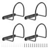 Wall Mount Cowboy Hat Rack Semicircular Design Simple Installation Baseball Hat Hook Wide Brim Cap Display Rack