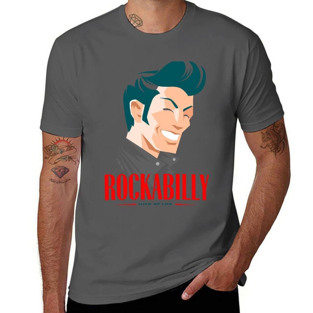Rockabilly Way of Life N TShirt Big and Tall Loose Fit TShirt