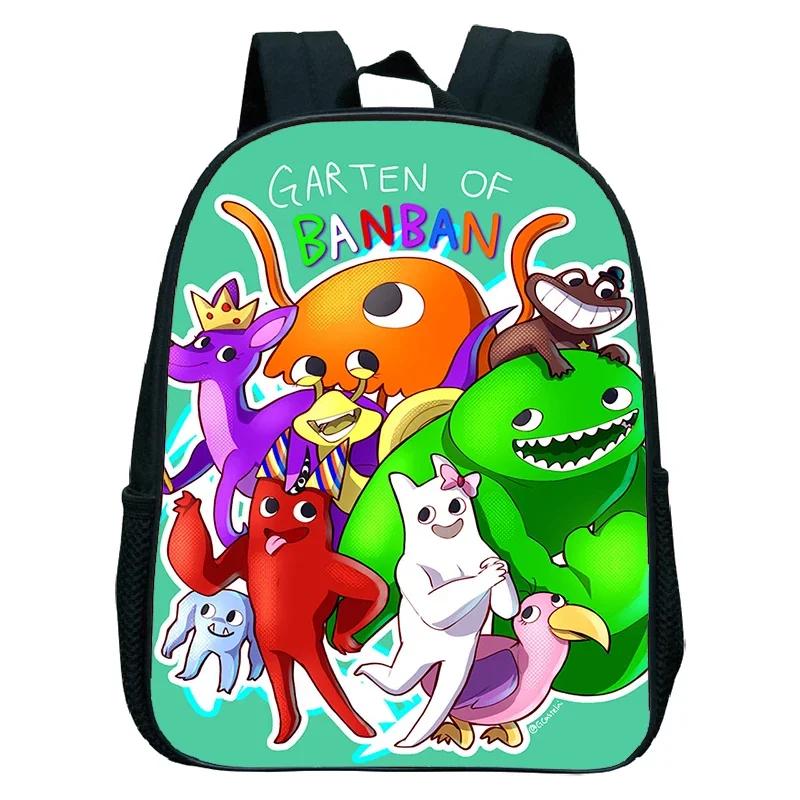 Lightweight Garten of BanBan Print School Bags Kindergarten Backpack for Preschool Boys Girls Waterproof Kids Bookbag Mochlia