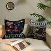 Video Games Days Gone Cushion Cover Car Throw Pillow Case For Sofa Car Christmas Gift 40x40cm 45x45cm