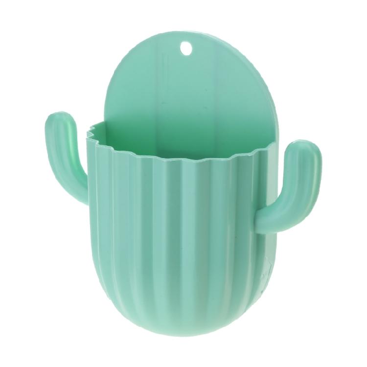 

Wall Mounted Cactus Toothbrush Holder Toothpaste Storage Rack Hook for Bathroom 1 світло-зелений колір