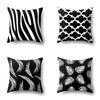 Polyester Pillow Case Geometric Home Printed Pillow Waist Cushion Cover Car Cushion Head Cushion Cover