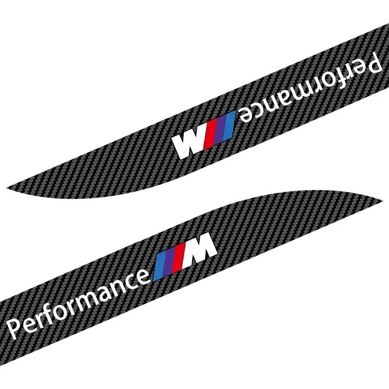 Carbon Auto Tür Seitenleisten Schweller Streifen Aufkleber Kratzfest Refit Aufkleber Für BMW M F10 F07 E90 E60 F30 E89 E85 E92 X2 X3 X4 X5