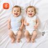 Babyprints Infant Pure Cotton Sleeveless Vests 2-Pack