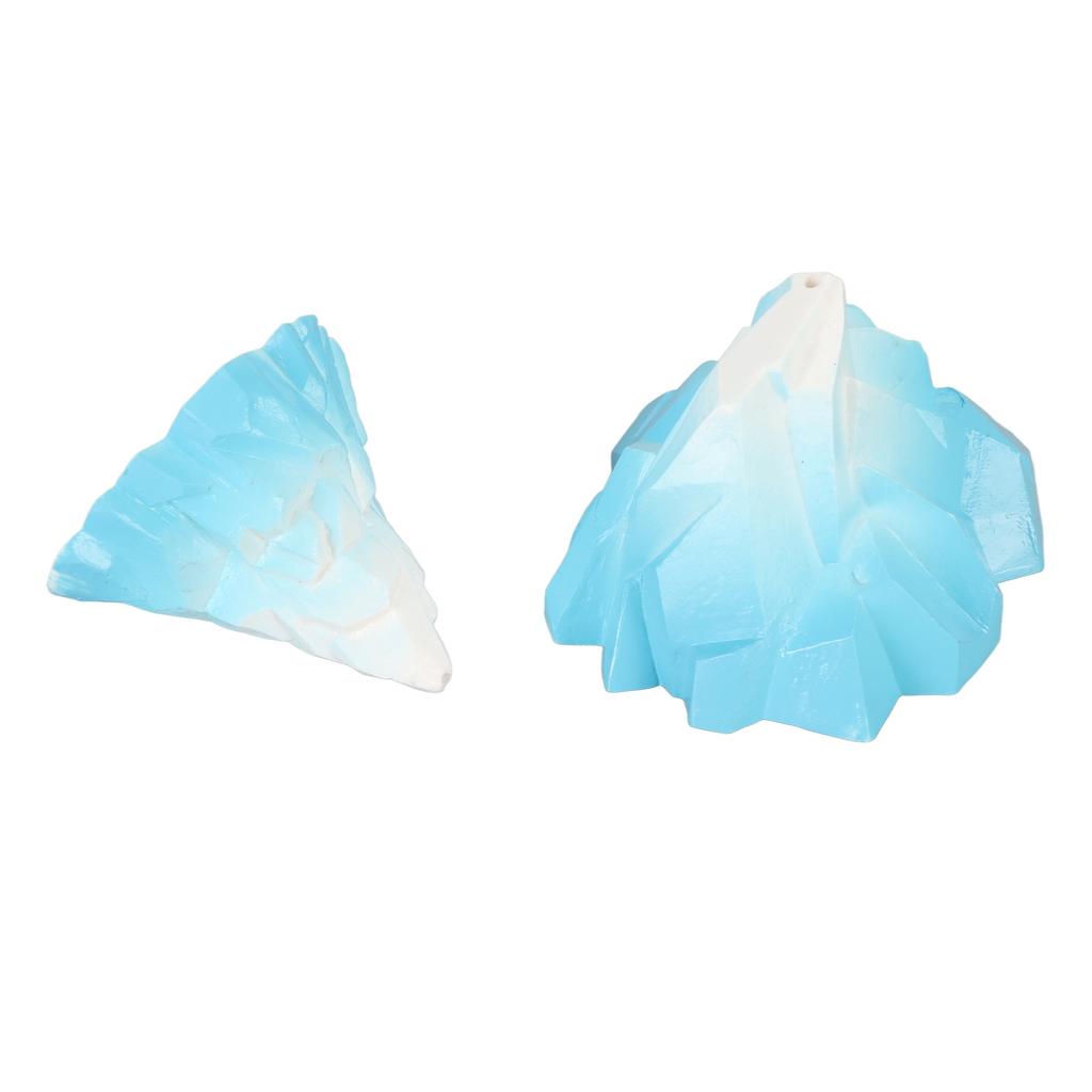 2pcs Aquarium Iceberg Decoration Simulation Innovative Landscaping Underwater Iceberg Ornament for