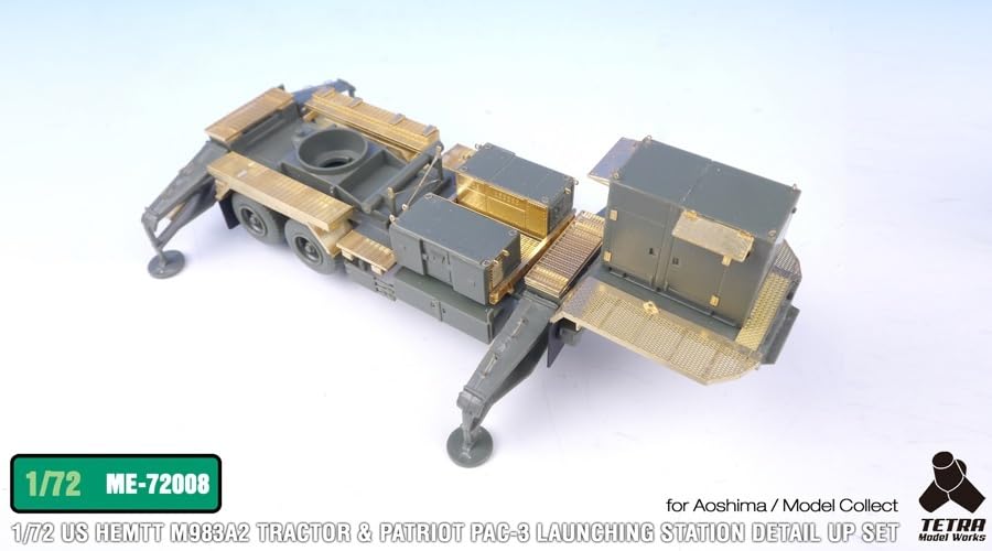 Tetra Model ME Series HEMTT M983 Patriot Launcher Plastic Model Parts ME7208 1/72 & PAC-3 (A/MC)
