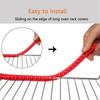 2Pcs/Set Heat Resistant Silicone Oven Rack Guard Edge Protector, Anti-Burn Safety Cover for Oven Shelves, Practical Kitchen Bakeware Accessory
