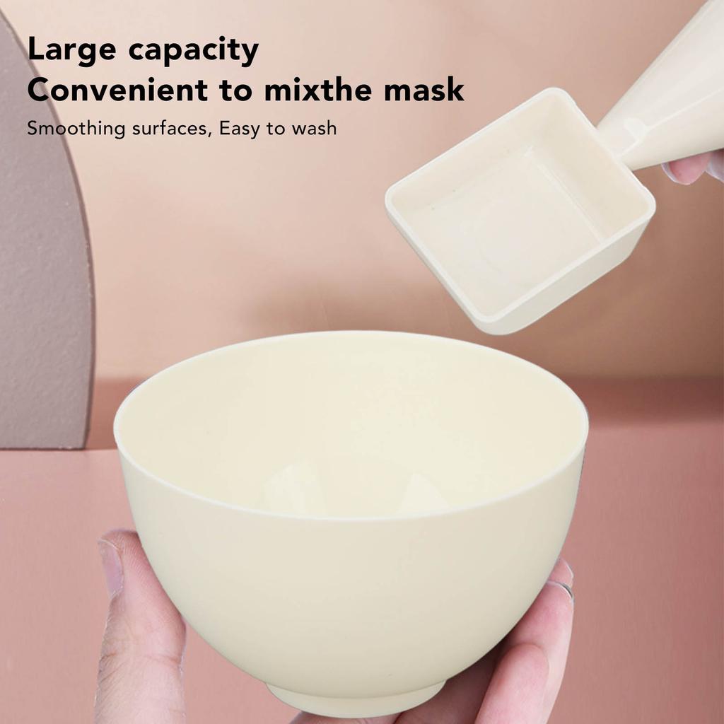 3pcs DIY Face Mask Bowl Set Spatula Measuring Spoon Face Mask Mixing Bowl Set for Home Use