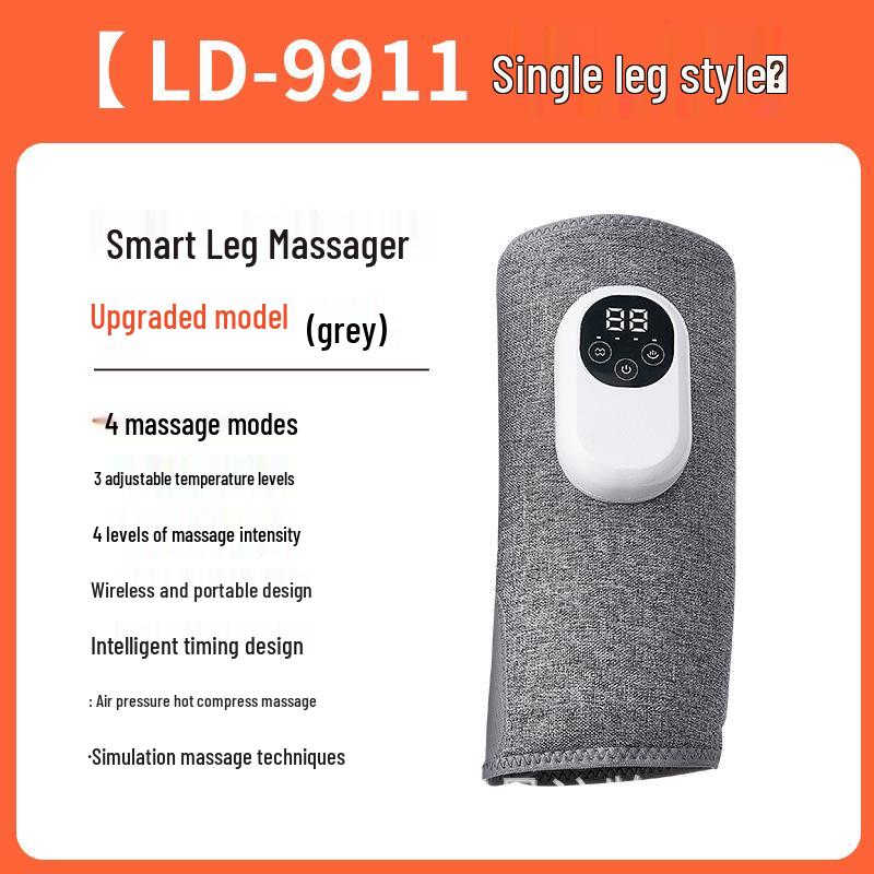 Cross-Border Electric Leg & Calf Massager with Heated Air Pressure Kneading Pads 15 Languages Manual